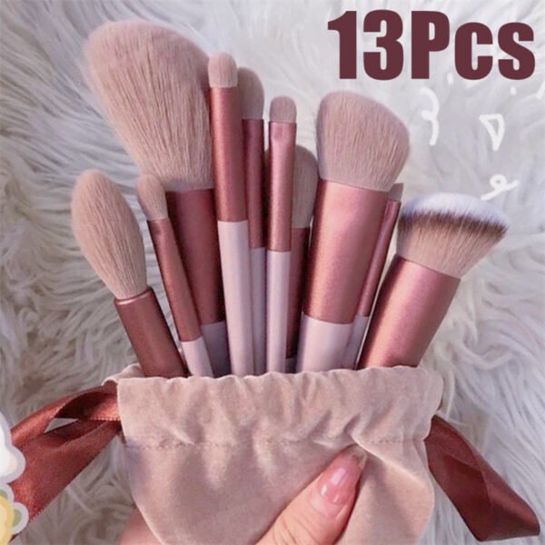 13Pcs Makeup Brush Set Make Up Concealer Brush Blush Powder Brush Eye Shadow Highlighter Foundation Brush Cosmetic Beauty Tools - Image 5