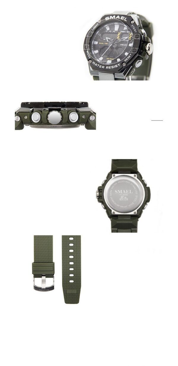 Digital Alloy Electronic Watch Men - Image 3