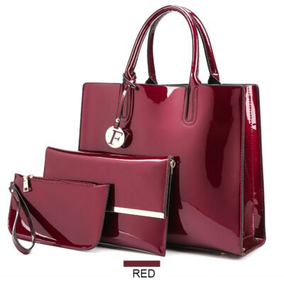 3 Sets Leather Handbags