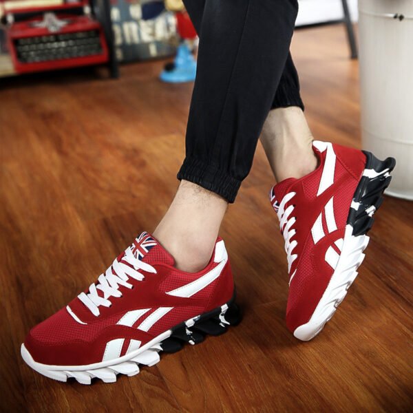 Casual shoes, men's sports, fashion, running shoes, comfortable, breathable mesh, men's shoes - Image 4