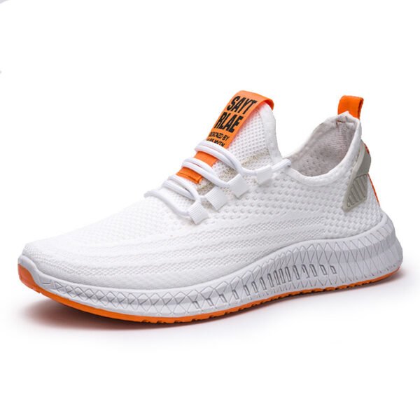 Men's shoes flying woven sneakers casual shoes - Image 3