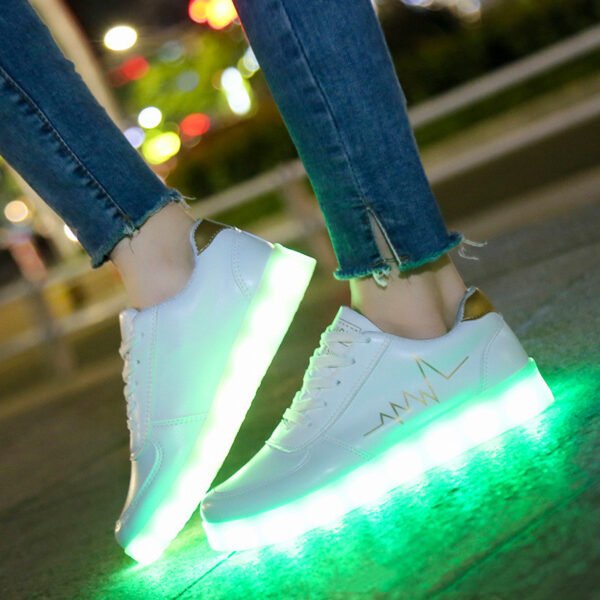 Luminous Shoes Usb Charging Led Flash Shoes Luminous Women's Shoes - Image 6