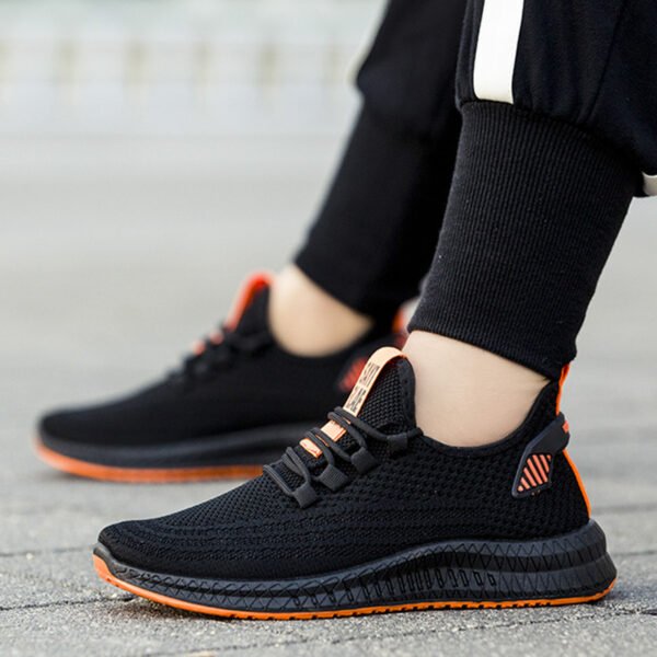 Men's shoes flying woven sneakers casual shoes - Image 6