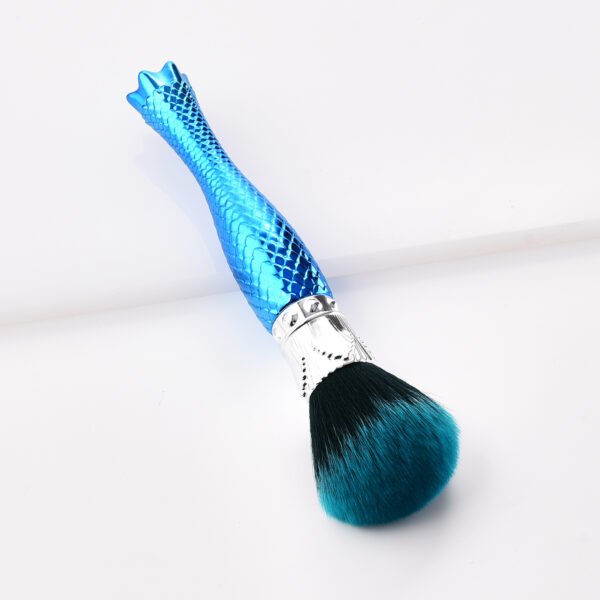 Single makeup brush makeup tool blue - Image 2