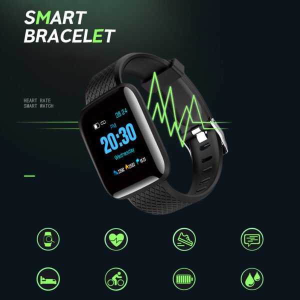 D13 Smart Watch Waterproof Sports Fitness Bracelet Health Heart Rate Monitor Running Step Counter for iOS And Android - Image 8