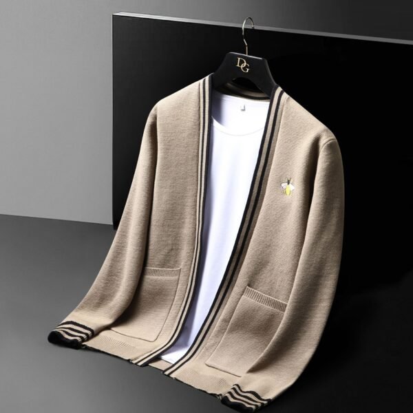 Long Sleeve Sweater Men's Knitwear Korean Style - Image 4