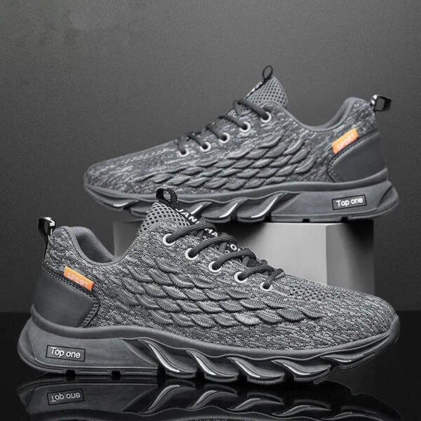 Season Air Cushion Sneaker Fly-kit Mesh Casual Shoes Breathable Versatile Shoes Men's Running Shoes