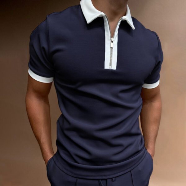 Men's Polo Shirt Men Solid Polo Shirts Brand Men Short-Sleeved Shirt Summer Shirt Man Clothing - Image 5