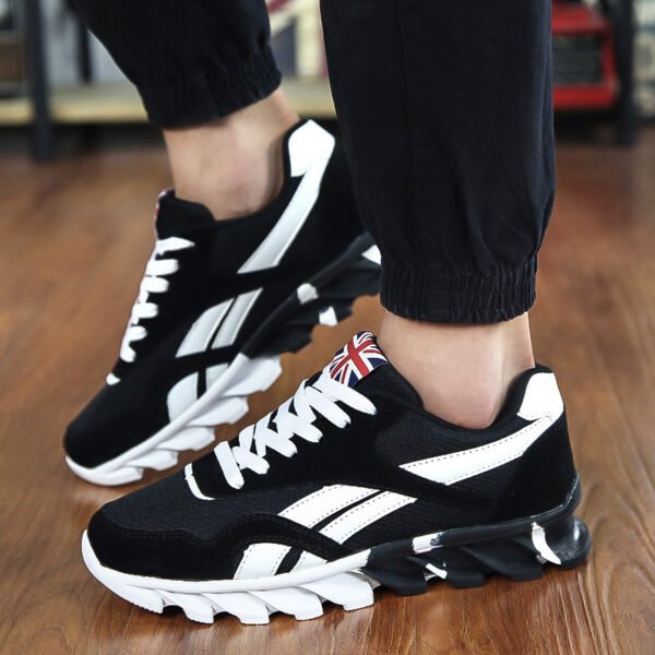 Casual shoes, men's sports, fashion, running shoes, comfortable, breathable mesh, men's shoes - Image 2