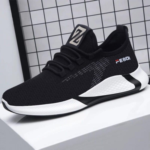 Men's shoes autumn and winter plus velvet casual shoes men's trend sports shoes - Image 3