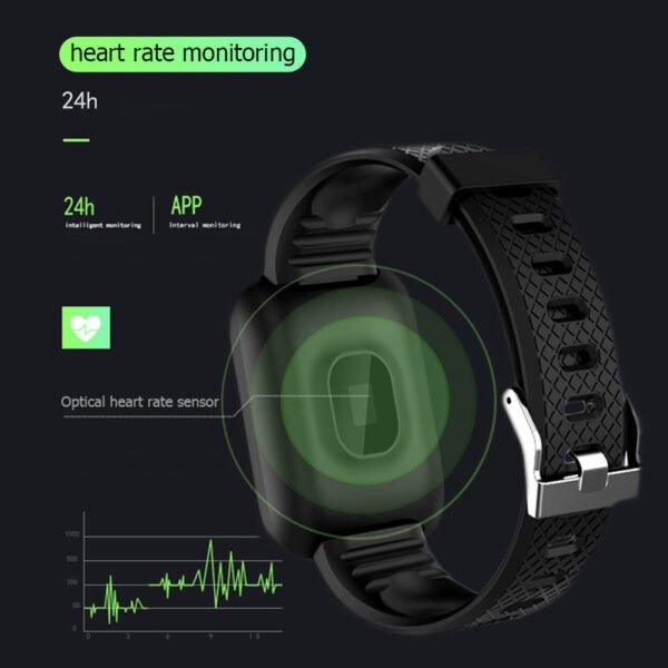 D13 Smart Watch Waterproof Sports Fitness Bracelet Health Heart Rate Monitor Running Step Counter for iOS And Android - Image 5