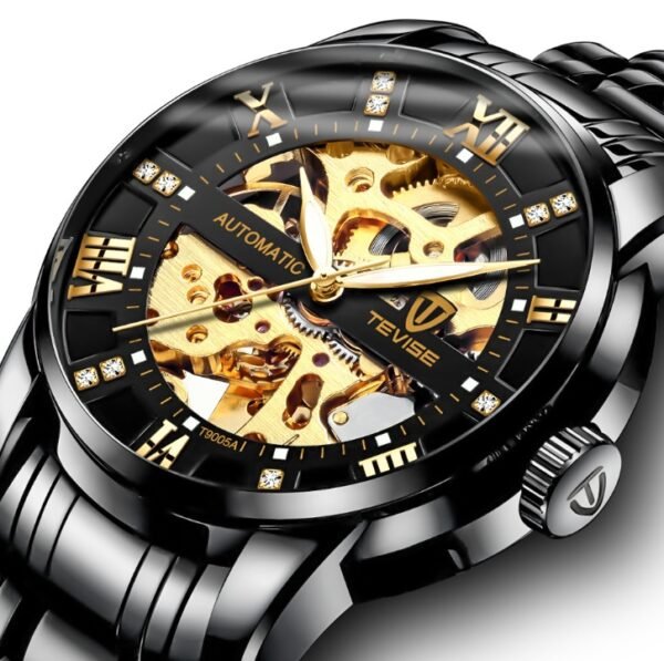 Men''s Fashion Watch Fashion Automatic Mechanical Watch Hollow Watch Watch Waterproof Men''s Watch - Image 3