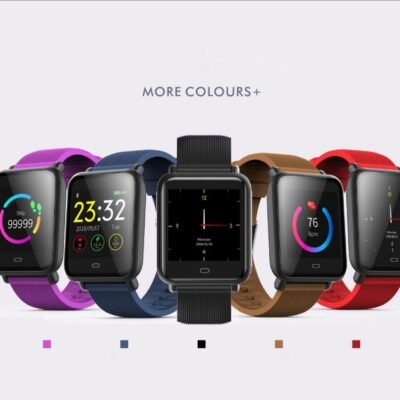 Compatible With Apple, Q9 Smartwatch Waterproof Sports For Android IOS With Heart Rate Monitor Blood Pressure Functions Smart Watch