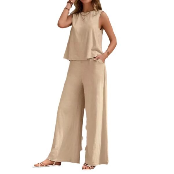 Women's Two Pieces Suit Full Trouser Set Female casual Outfit Clothes - Image 9