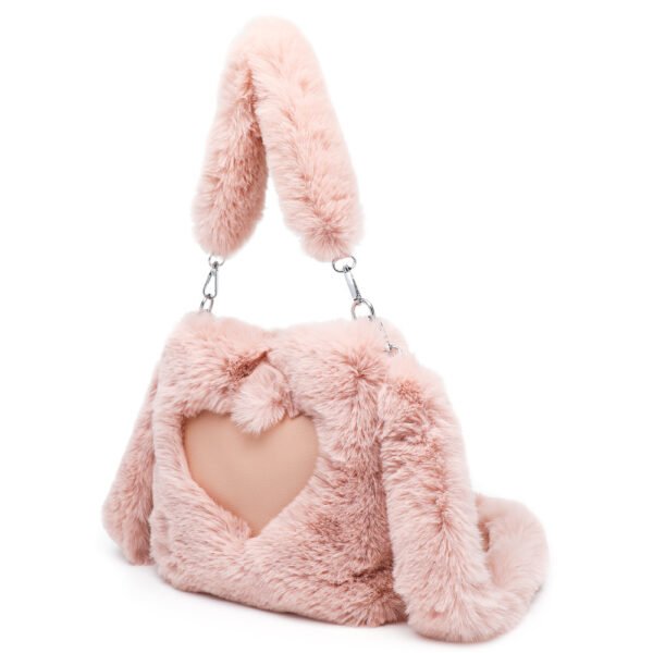 Women Fluffy Shoulder Bag Top-handle Bag Female Autumn Winter Handbag Plush Tote Girls Fashion Shopping Bags Handbags For Women - Image 9