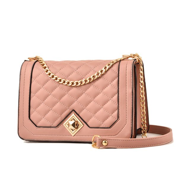 One-Shoulder Portable Diagonal Cross-Embroidered Handbags - Image 2