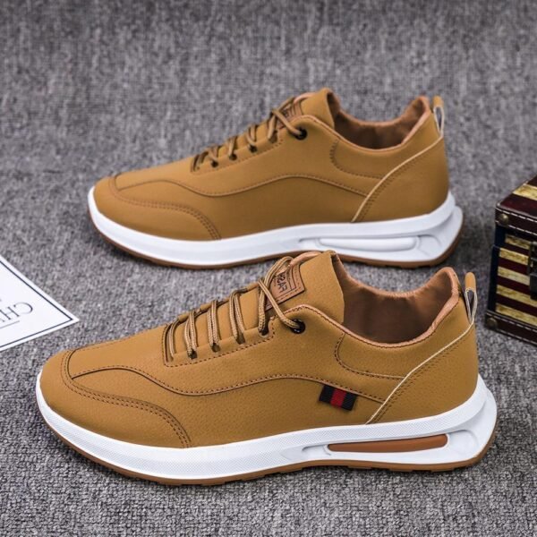 Leather Surface Casual Sports Shoes - Image 4