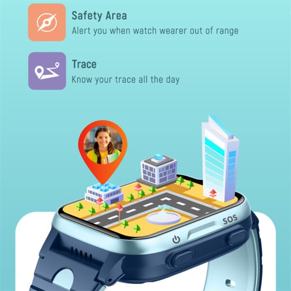 K15 Kids 4G GPS Locator Video Call Watch - Image 8