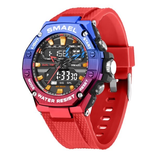 Digital Alloy Electronic Watch Men - Image 8