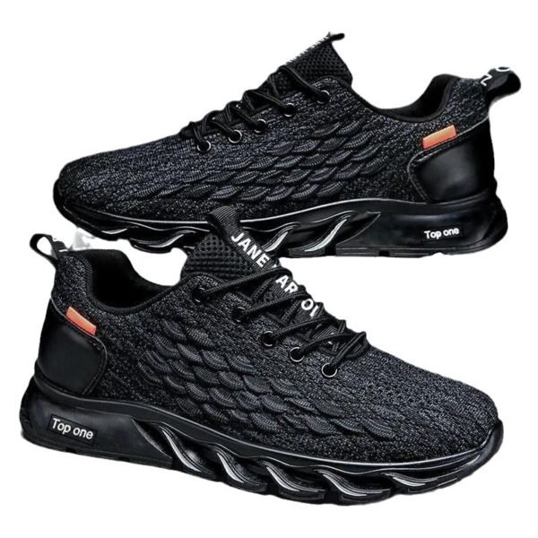 Season Air Cushion Sneaker Fly-kit Mesh Casual Shoes Breathable Versatile Shoes Men's Running Shoes - Image 6