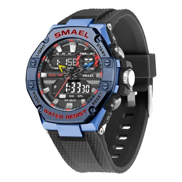 Digital Alloy Electronic Watch Men - Image 5