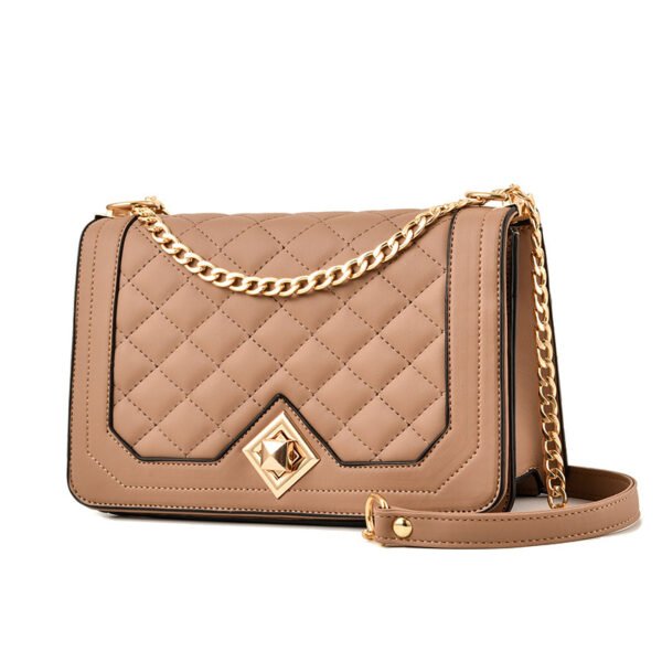 One-Shoulder Portable Diagonal Cross-Embroidered Handbags - Image 3