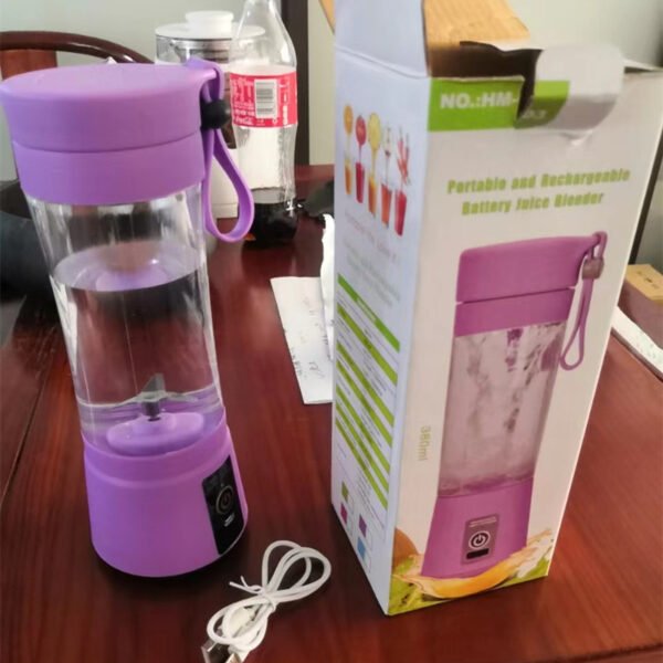 Portable Blender With USB Rechargeable Mini Kitchen Fruit Juice Mixer Home Simple Portable Electric Mini Juicer - Image 9