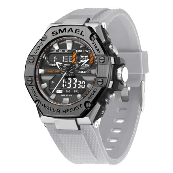 Digital Alloy Electronic Watch Men - Image 6