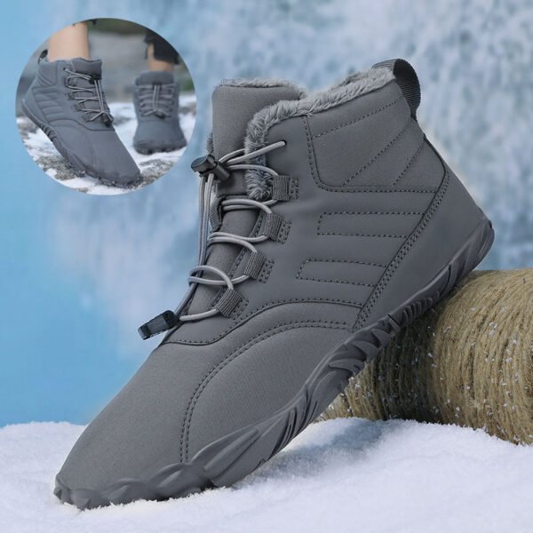 Outdoor Sports Cotton Shoes For Men And Women Winter Warm Slip-on Boots Wear-resistant Anti-ski Thickened Shoes Couple - Image 9