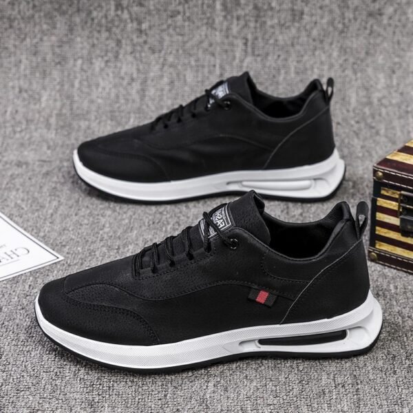 Leather Surface Casual Sports Shoes - Image 3