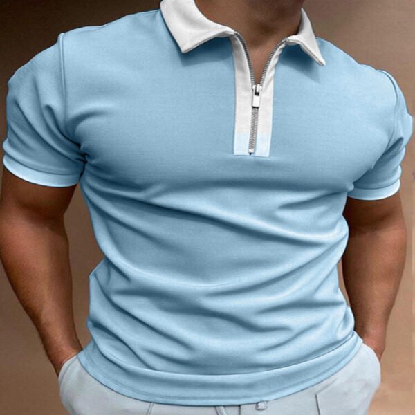 Men's Polo Shirt Men Solid Polo Shirts Brand Men Short-Sleeved Shirt Summer Shirt Man Clothing - Image 10