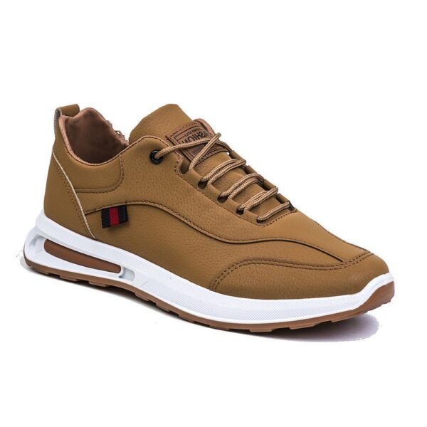 Leather Surface Casual Sports Shoes - Image 5