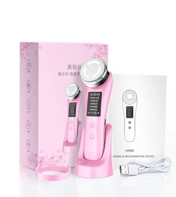 Household Color Light Beauty Instrument Micro-current Facial Massage Cleaning - Image 7